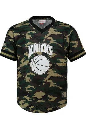 Mitchell & Ness NBA New York Knicks Camo Mesh T-shirt för herrar