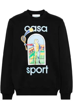 Casablanca Le Jeu Coloure Sweatshirt med tryck i