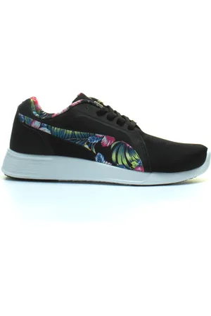 PUMA ST Trainer Evo Grafic Black Floral Lace Up Herr Löparskor Träningsskor 362212 01