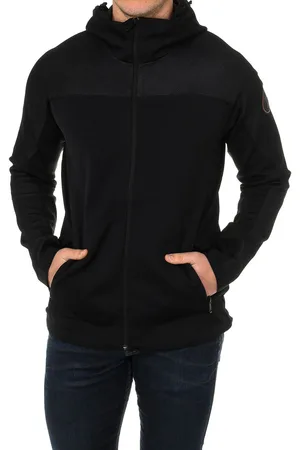 Napapijri N0YIOO sweatshirt med huva och justerbar dragsko för män