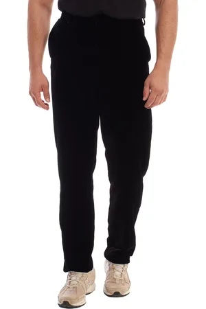 Emporio Armani Sammetskostymbyxor med hög midja för män B1P440