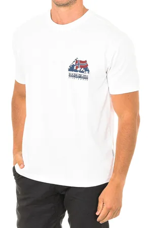 Napapijri Kortärmad t-shirt med rund hals för män NP0A4EO9