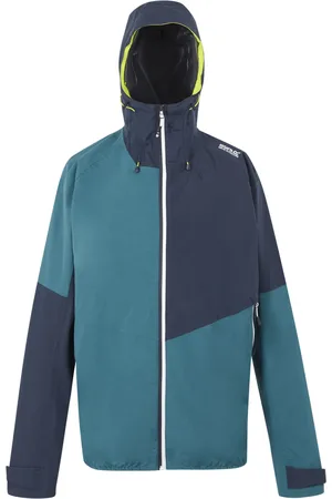 Regatta Mens Deserto II Colour Block vattentät jacka (Marockansk blå/navy)