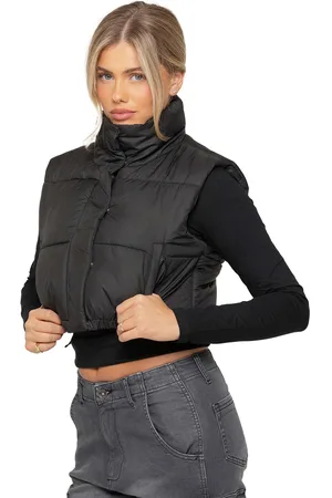 Enzo | Dam Puffer Gilet Jacka