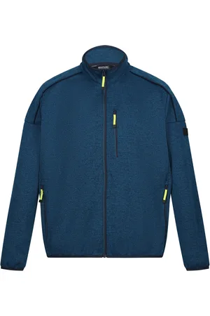 Regatta Kassam Marl Fleecejacka med hel dragkedja för herrar (Marockanblå/Navy Marl)