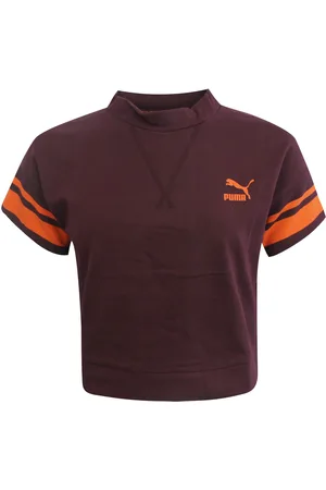 PUMA Tipping T Kortärmad Winetasting Crew Neck Dam Crop Top 575481 94 RW42