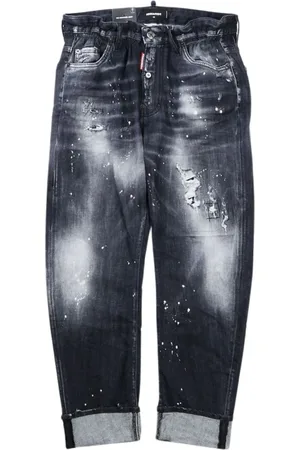 Dsquared2 Big Brother Jean rippad tvättad jeans