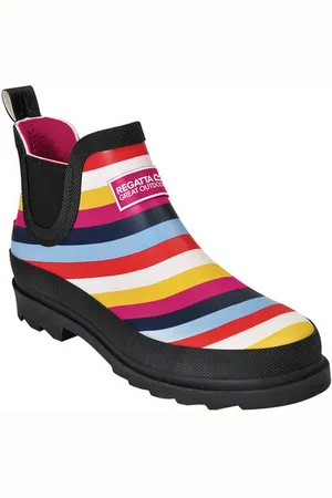 Regatta Great Outdoors Dam/Ladies Harper Low Cut Wellington-stövlar (Multicoloured Stripe)