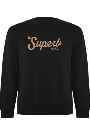 SUPERB New Vintage SPRBSU-001 unisex långärmad sweatshirt med rund hals