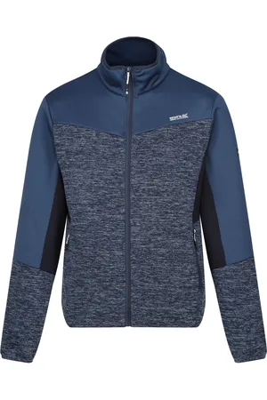 Regatta Coladane VI Marl Fleecejacka med hel dragkedja för herrar (Moonlight Denim/Moonlight Denim Marl)