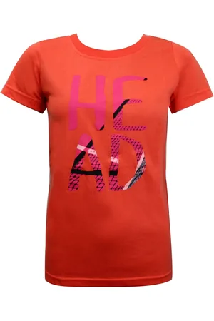 Head T-shirt med huvudgrafik för kvinnor i