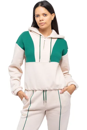 Tom Barron Modern träningsoverall för damer Duo-Color Half-Zip