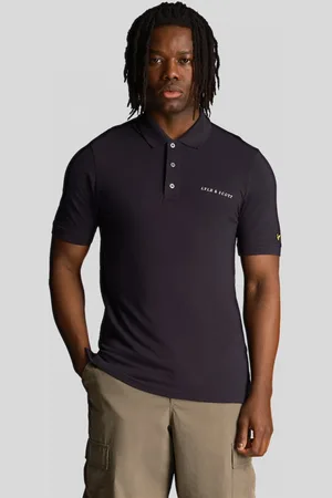 Lyle & Scott Broderad polotröja för herrar
