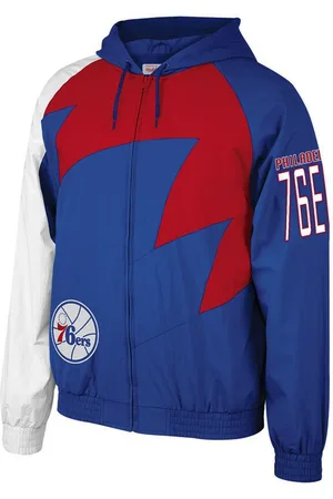 Mitchell & Ness Shark Tooth Philadelphia 76ers jacka för herrar