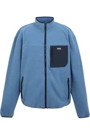 Regatta Mens Frankie Fleecejacka med full dragkedja (Coronet Blue/Navy)