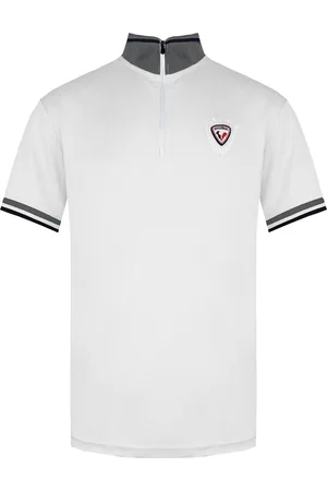 Rossignol Kortärmad 3/4 Zip Up Mens Virage Polo Shirt RLEMY04 130