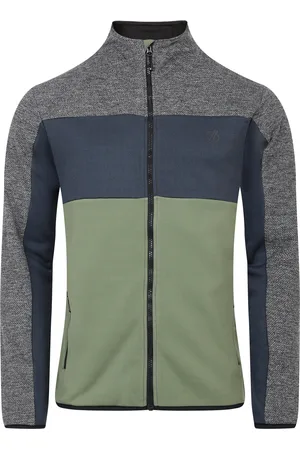 Dare 2B Venture Fleecejacka för herrar (Charcoal Grey/Black Marl/Olivine Green)