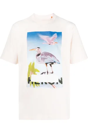 Heron Preston Censored Heron T-shirt med tryck i vitt