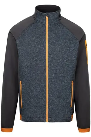 Trespass Mens AT300 Foxearth Fleecejacka med full dragkedja (Navy Marl)