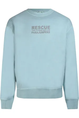 Parajumpers Rescue Logo Ljusblå Sweatshirt