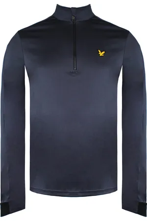 Lyle & Scott Ventech Golf Midlayer i marinblå för herrar