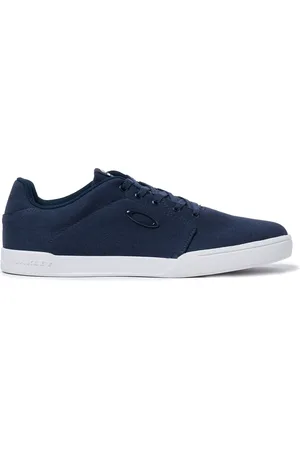 Oakley Flyer Lace-Up Blå Canvas Plimsolls för herrar 13551 609