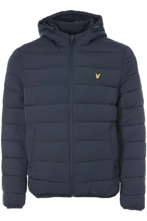 Lyle & Scott Lättvikts pufferjacka i marinblå