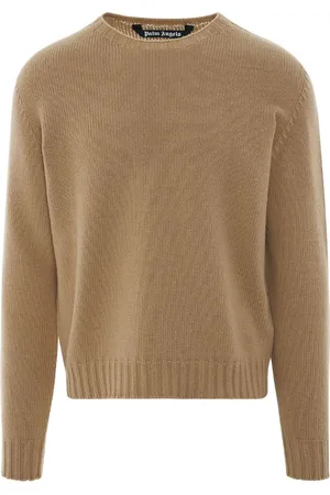 Palm Angels Curved Logo Stickad Jumper