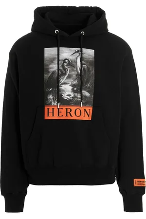 Heron Preston Heron Hoodie med tryck i