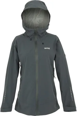 Regatta Okara vattentät jacka för damer/kvinnor (Seal Grey/Cloudy Grey)