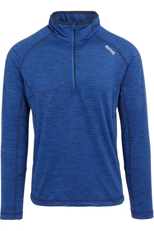 Regatta Mens Yonder II Half Zip Fleece Top (Olympian Blue)