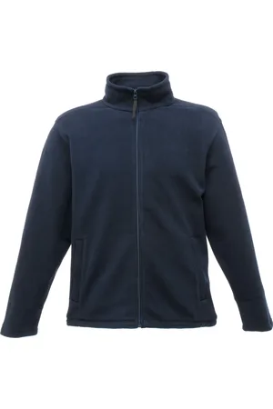 Regatta Mens Plain Micro Fleece Jacka med hel dragkedja (Layer Lite) (Dark Navy)