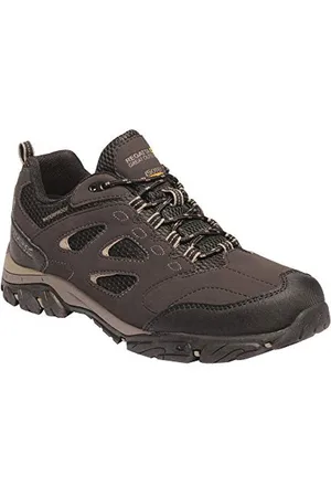 Regatta Mens Holcombe IEP Low Vandringskängor (Torv/Guld Fawn)