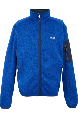 Regatta Mens Newhill Marl Fleecejacka med full dragkedja (Olympian Blue)