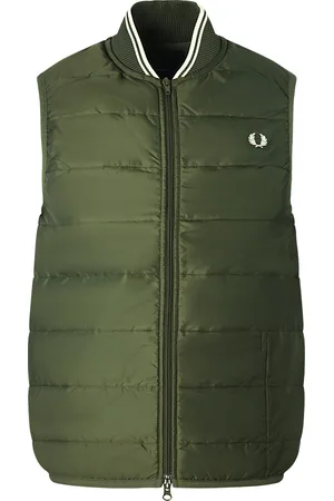 Fred Perry X Lavenham Quiltad giletjacka