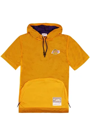 Mitchell & Ness Los Angeles Lakers T-shirt med huva för herrar