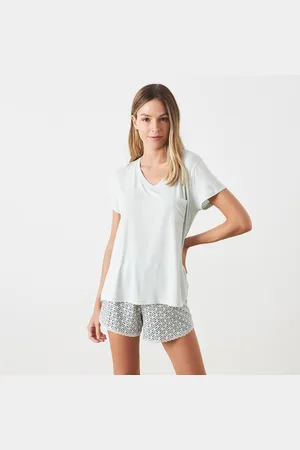 J And J Brothers Kortärmad pyjamas för kvinnor JJBDH5801