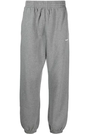 OFF-WHITE Wave Outline Diagonal Joggers med tryck i grått