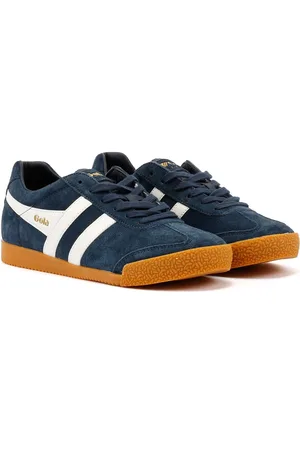 Gola Harrier Suede Damskor Marin/Vit Träningsskor