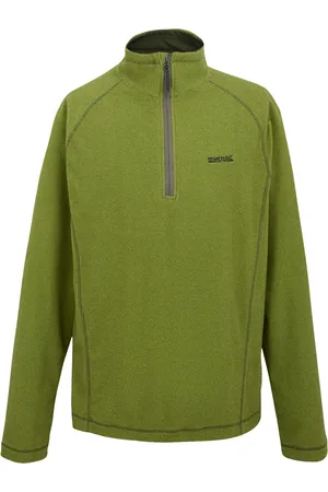 Regatta Great Outdoors Mens Montes Funnel Neck Fleece Jumper (Grenoble Green/Nephrite Green)