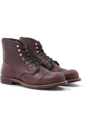 Red Wing 8111 Iron Ranger-stövlar i brunt för män