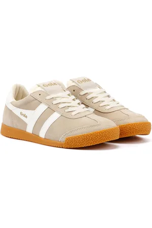 Gola Elan Suede Damskor Bone/White Träningsskor