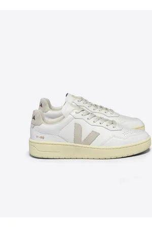 Veja V-90 Leather Damskor /Naturlig Träningsskor