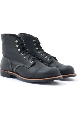 Red Wing Butik För Järnrangerharnesk Herrsvarta Stövlar