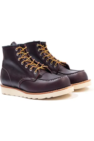 Red Wing Butik För Klassiska Moc Toe Excilbur Herr Black Cherry Boots