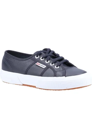 Superga 2750 Leather Navy Träningsskor för män