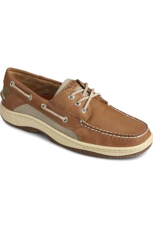 Sperry Billfish 3-Eye Leather Båtskor i mörkbrun läder för män
