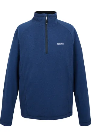 Regatta Great Outdoors Mens Montes Funnel Neck Fleece Jumper för män (Olympian Blue/Navy)