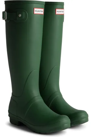 Hunter Original Tall Tartan Wellington med bakre rem