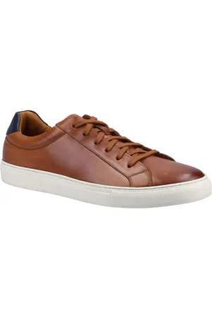 Hush Puppies Colton läder herrar Trainers